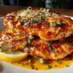 easy chicken piccata - featured image