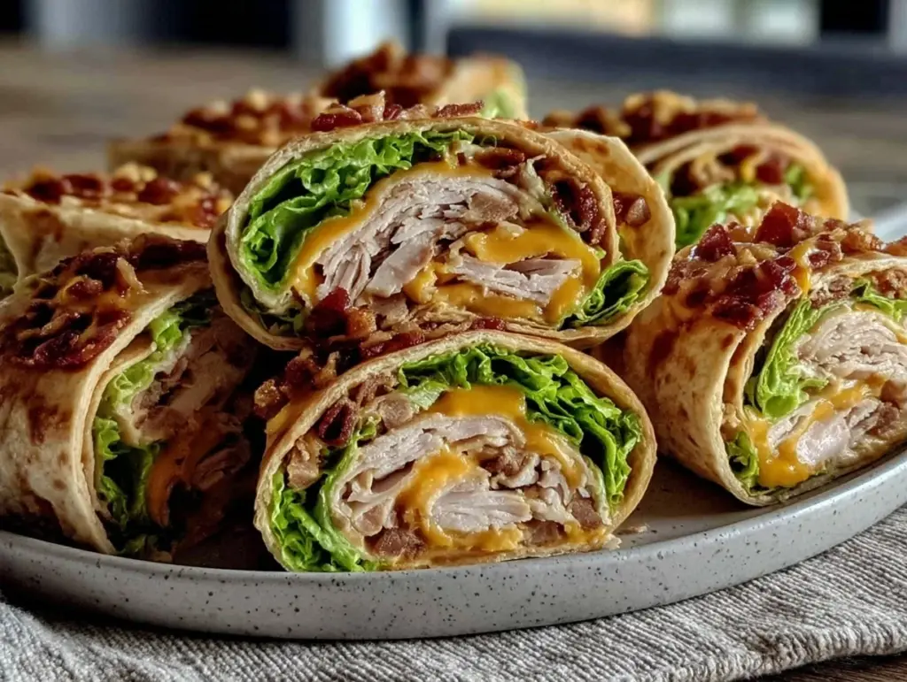 Home 3 Easy Turkey Cheese Roll-Ups - featured image