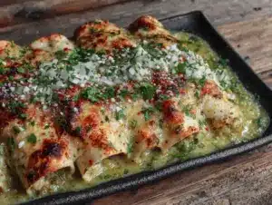 Home 7 Hatch Green Chili Chicken Enchiladas - featured image