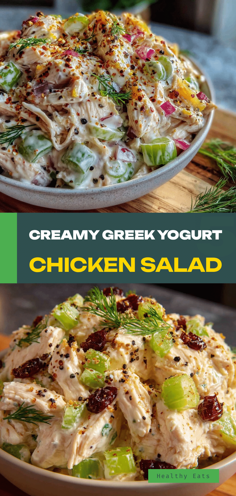 High-Protein Greek Yogurt Chicken Salad: 5 Easy Healthy Lunches 5 high-protein Greek yogurt chicken salad recipe