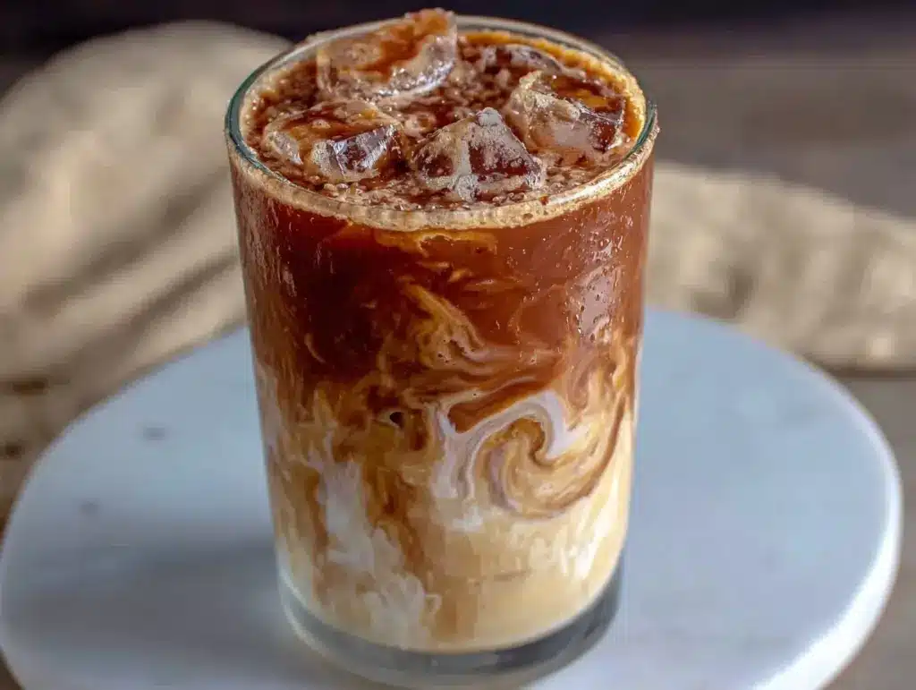 Home 1 iced brown sugar oat milk latte copycat - featured image