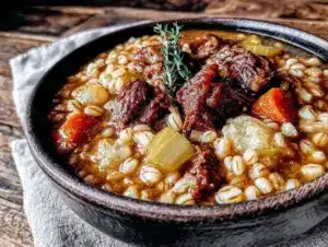 Home 5 Instant Pot beef barley soup - featured image