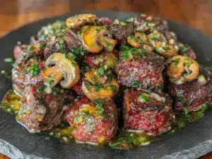 Home 4 keto garlic butter steak bites - featured image