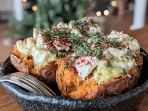 Home 7 loaded baked sweet potatoes - featured image