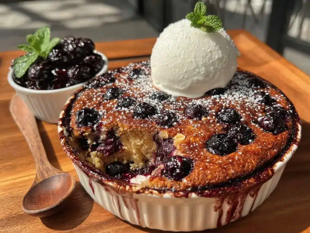 Home 2 make-ahead blueberry baked oatmeal - featured image