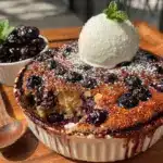 make-ahead blueberry baked oatmeal - featured image