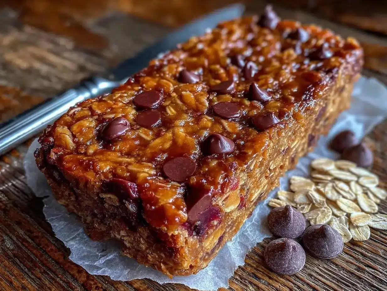 Easy No-Bake Chocolate Chip Granola Bars: Best Healthy Snack 4 No-Bake Chocolate Chip Granola Bars preparation steps