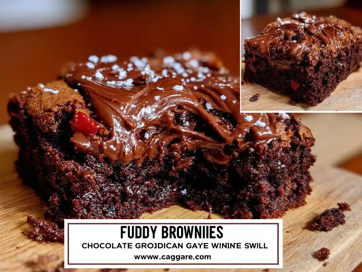 Fudgy One-Bowl Brownies: Best Easy Chocolate Ganache Swirl 4 one-bowl brownies preparation steps