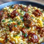 one-pot ground beef and rice skillet - featured image